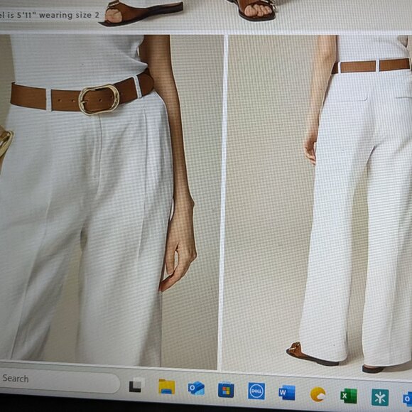 J. Crew Wide-leg Essential pant in linen, NWT! - Picture 1 of 4